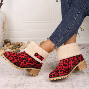 Red Leopard Print